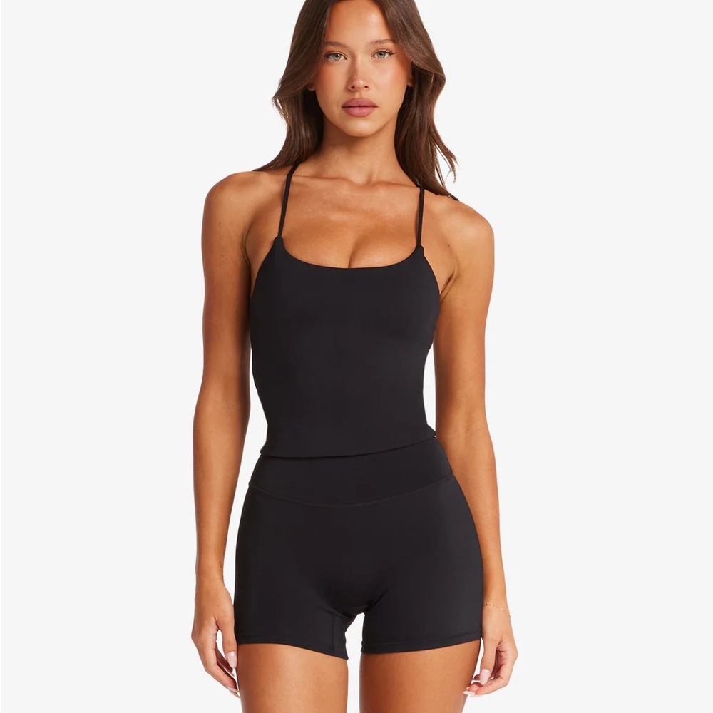 CSB SET Freedom Sculpt Tank & Shorts Black